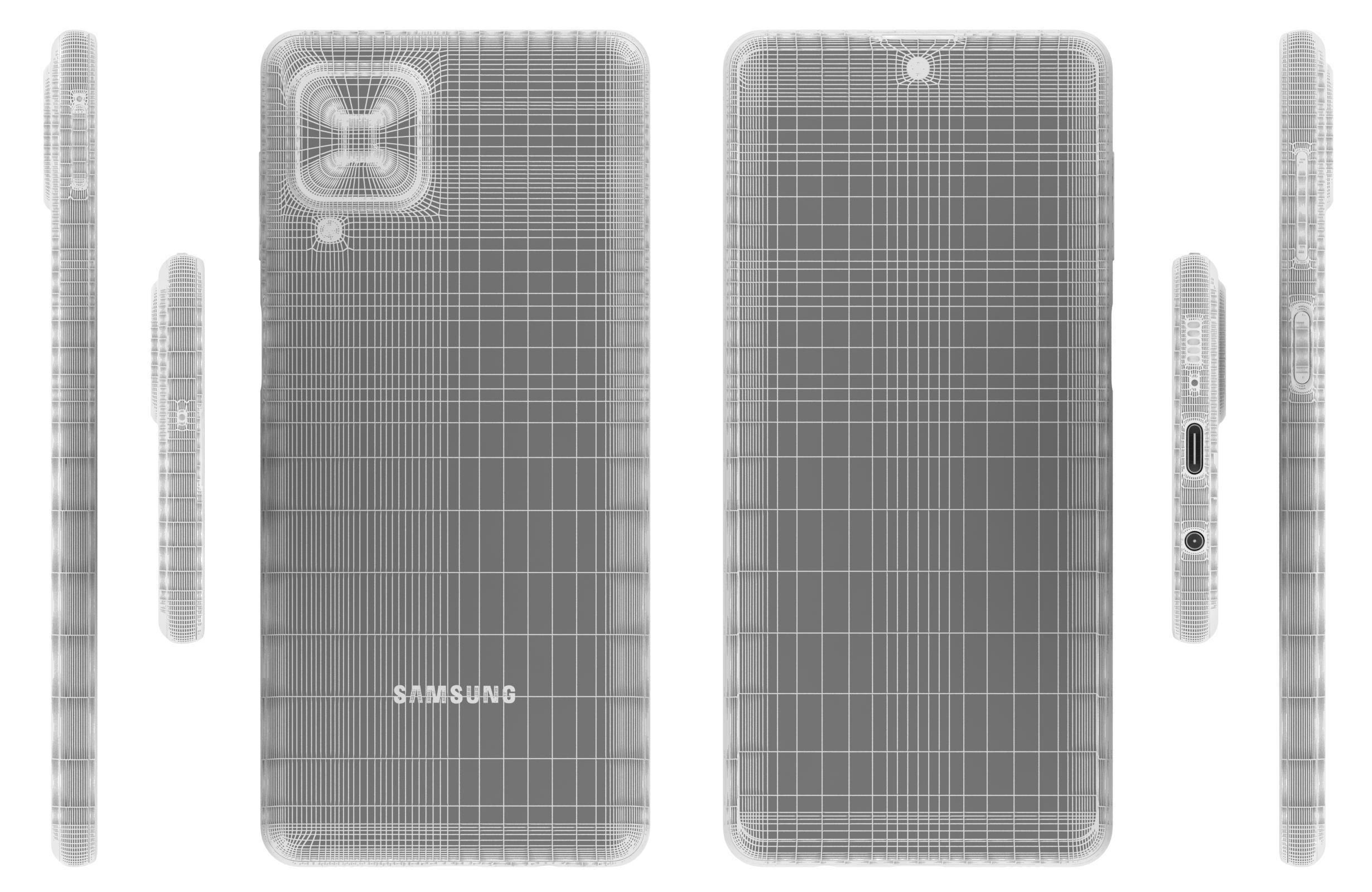 Samsung Galaxy F62 Laser Blue 3D model_17