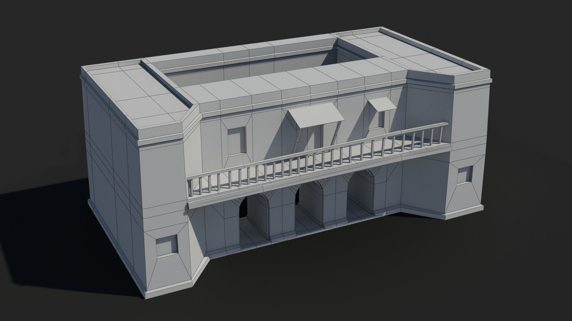 Arab xx20 Low-poly 3D model_9