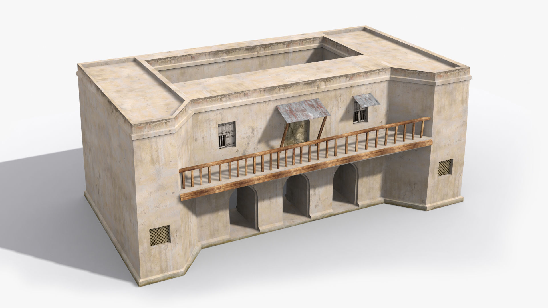 Arab xx20 Low-poly 3D model_4