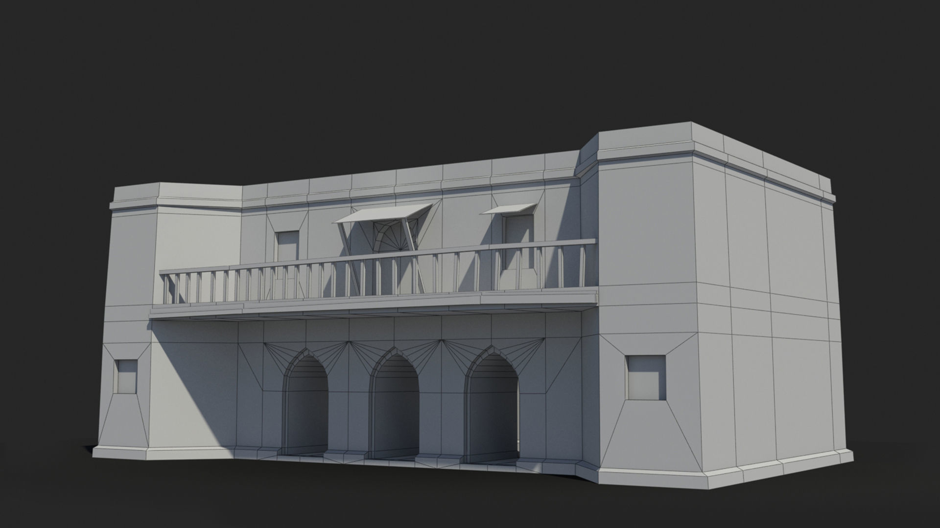 Arab xx20 Low-poly 3D model_7