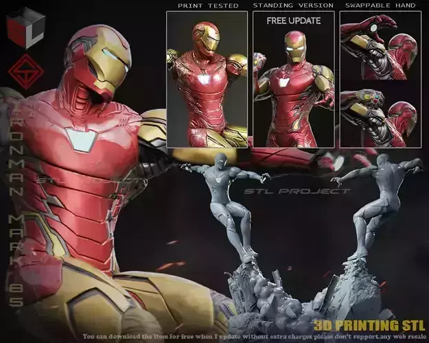 Iron Man - Mk 85 3D print model