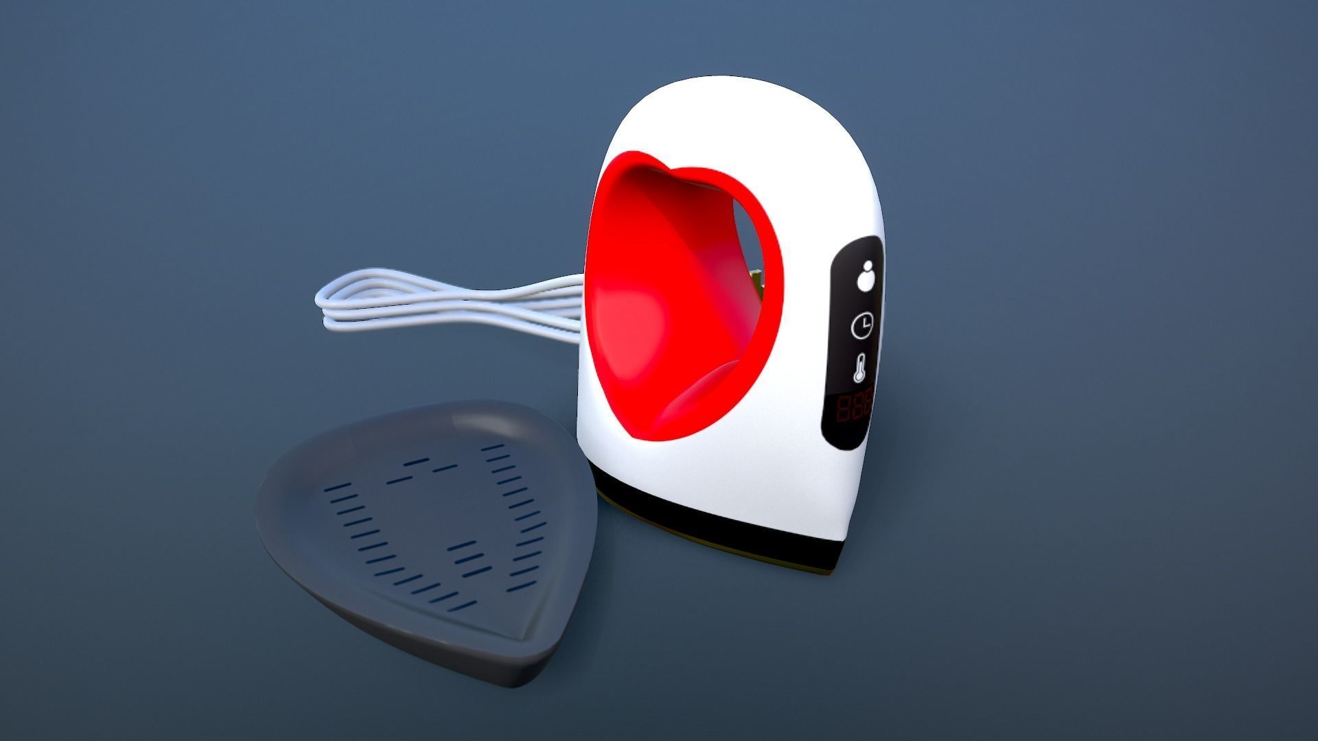 Heat Press Mini Low-poly 3D model_6