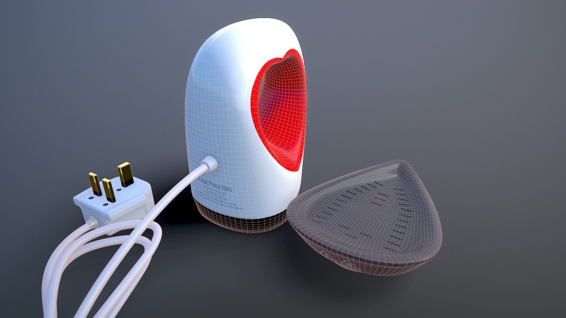 Heat Press Mini Low-poly 3D model_15