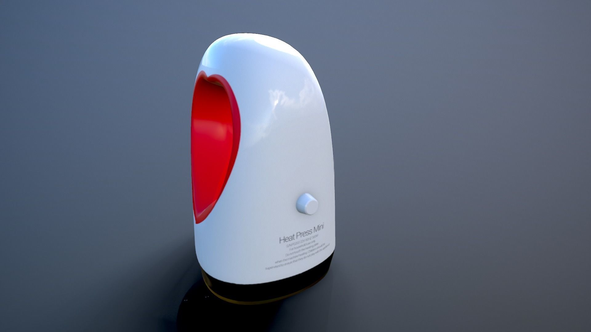 Heat Press Mini Low-poly 3D model_14
