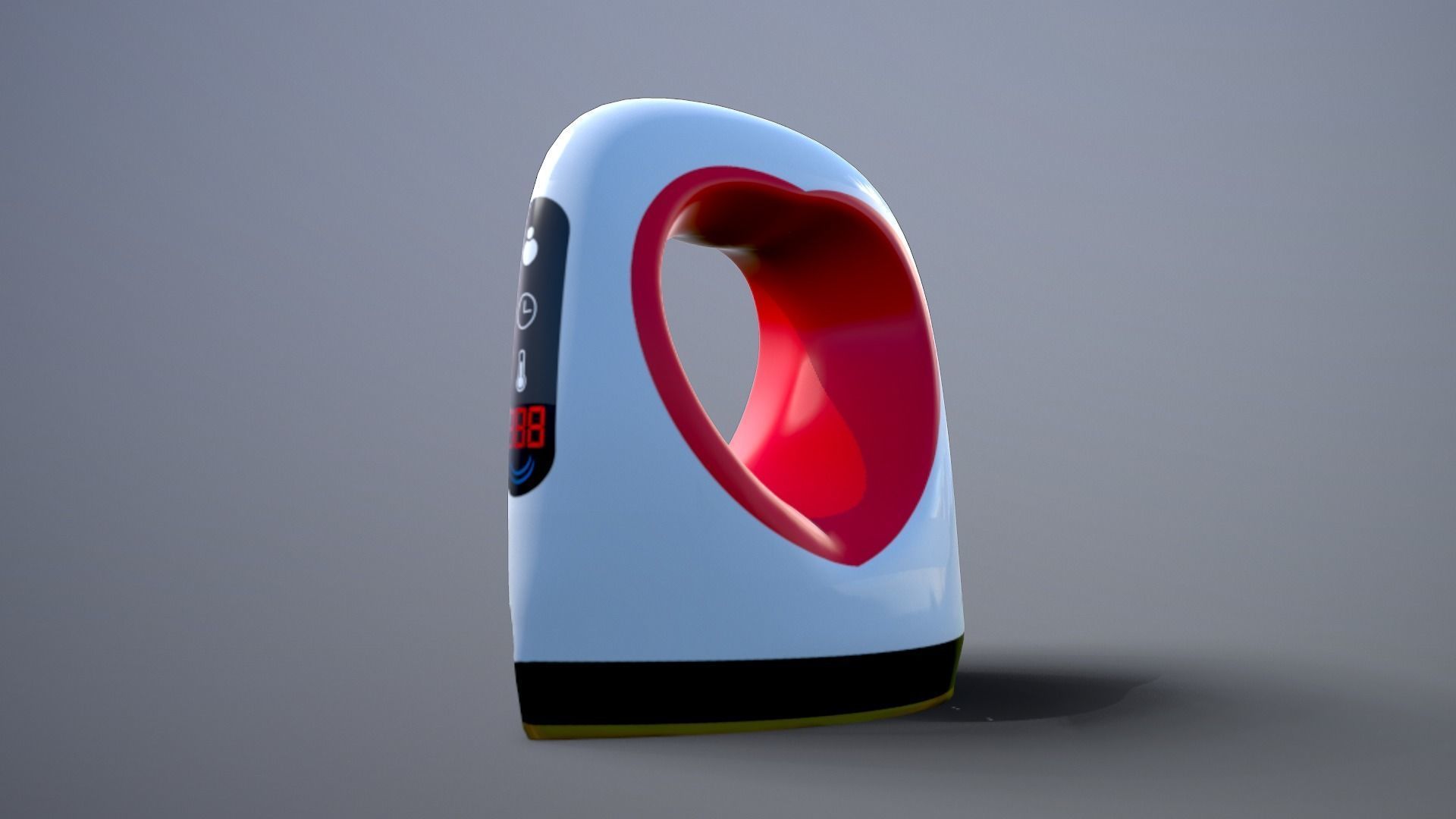 Heat Press Mini Low-poly 3D model_20
