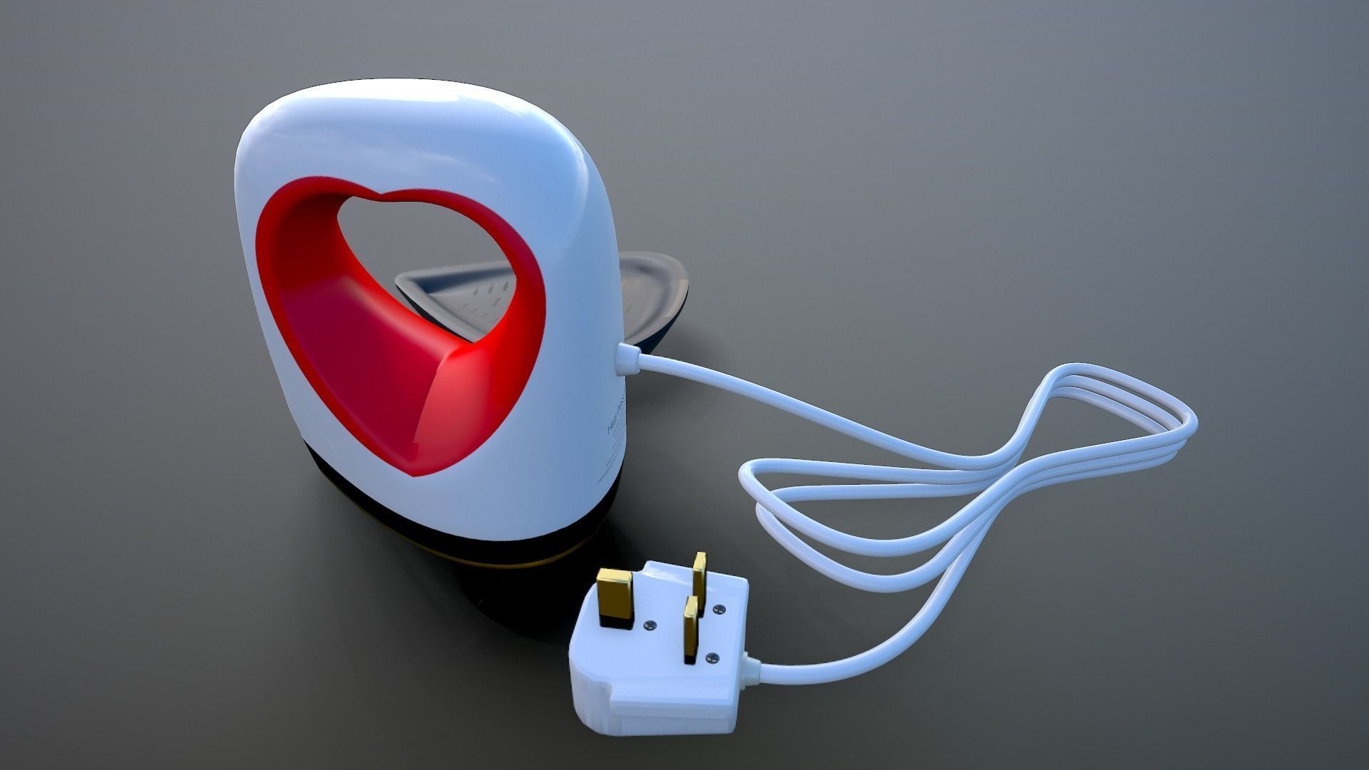 Heat Press Mini Low-poly 3D model_10