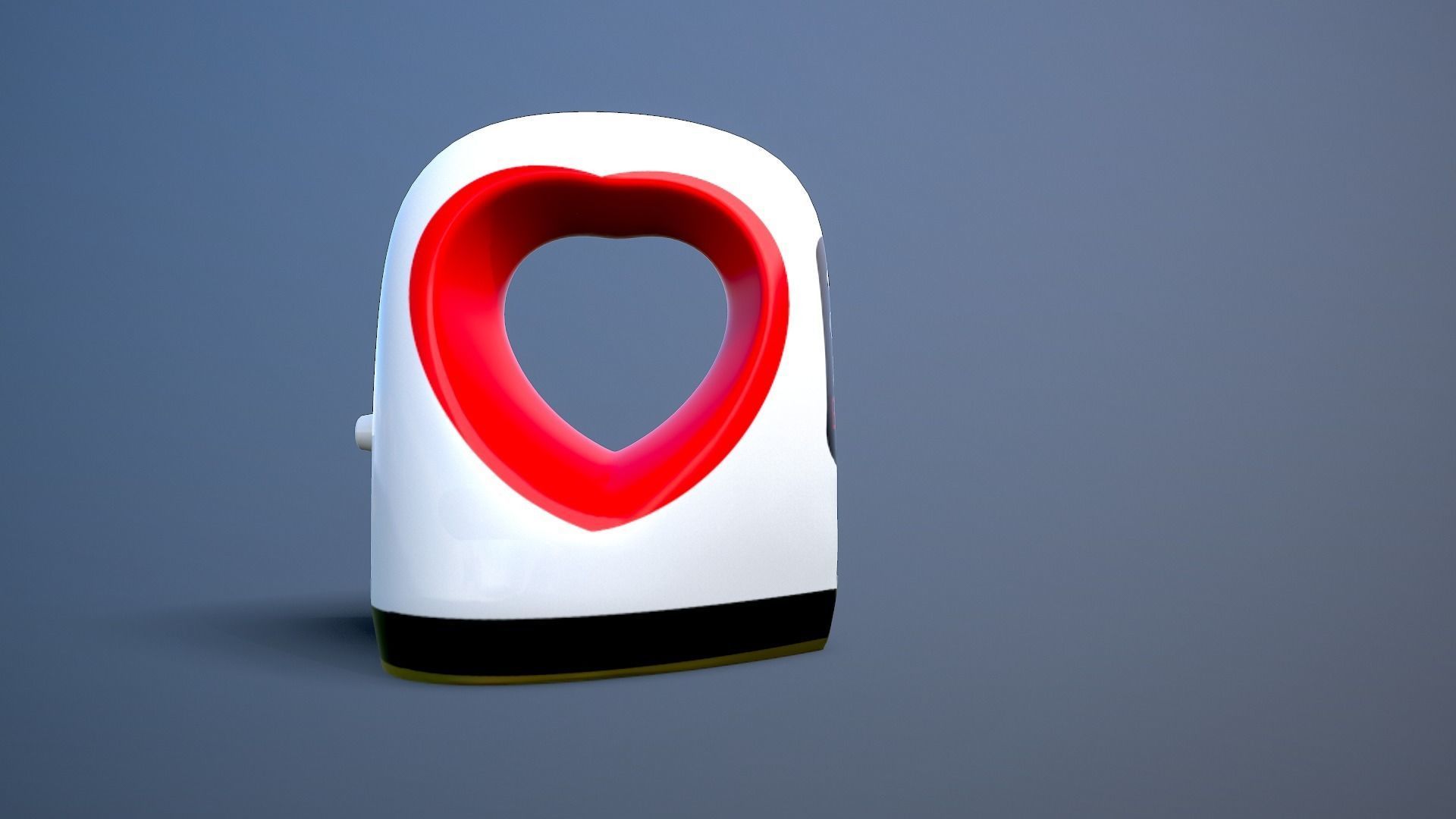 Heat Press Mini Low-poly 3D model_9