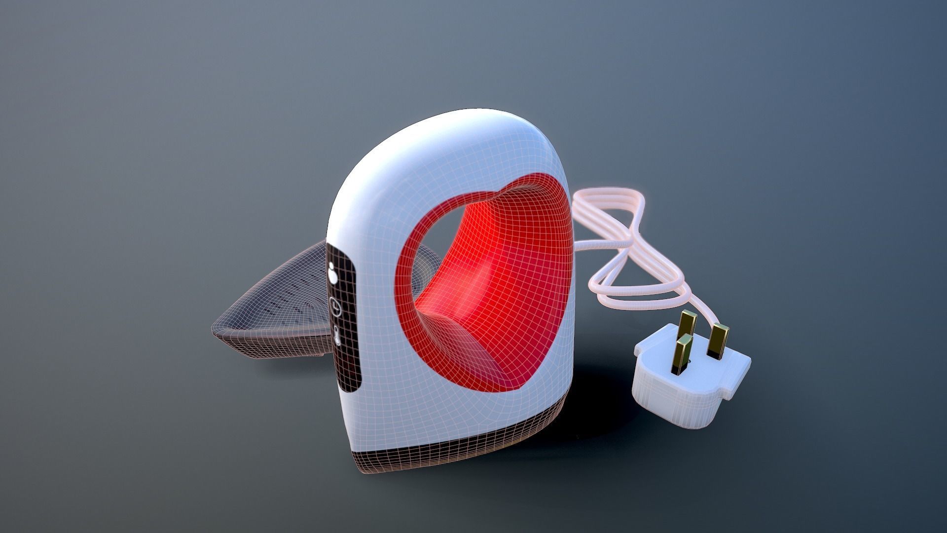 Heat Press Mini Low-poly 3D model_18