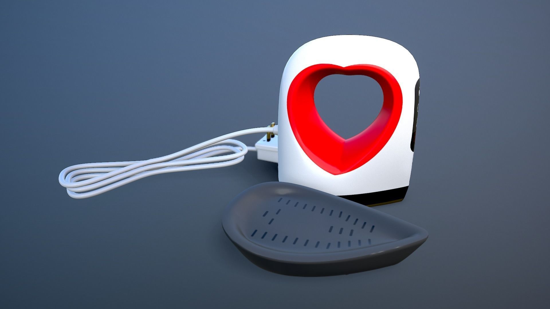 Heat Press Mini Low-poly 3D model_7