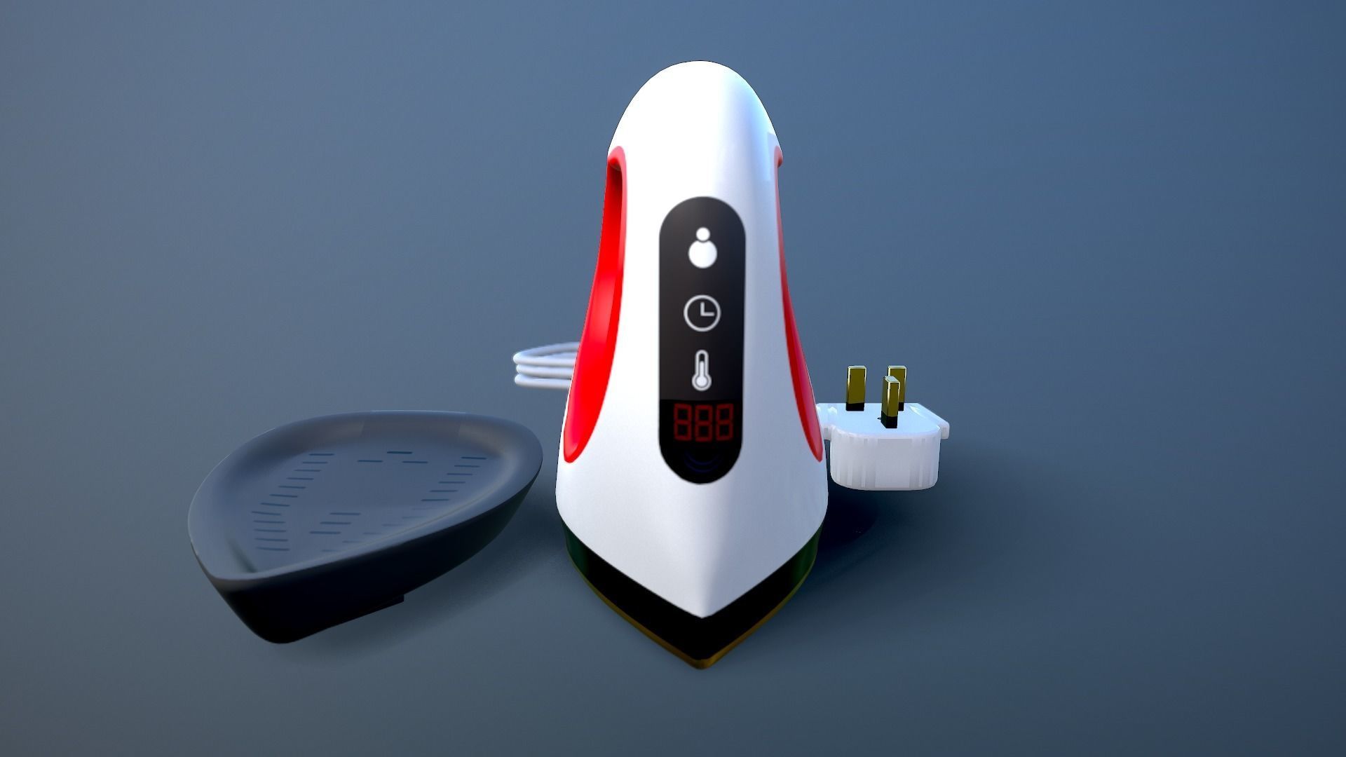 Heat Press Mini Low-poly 3D model_11