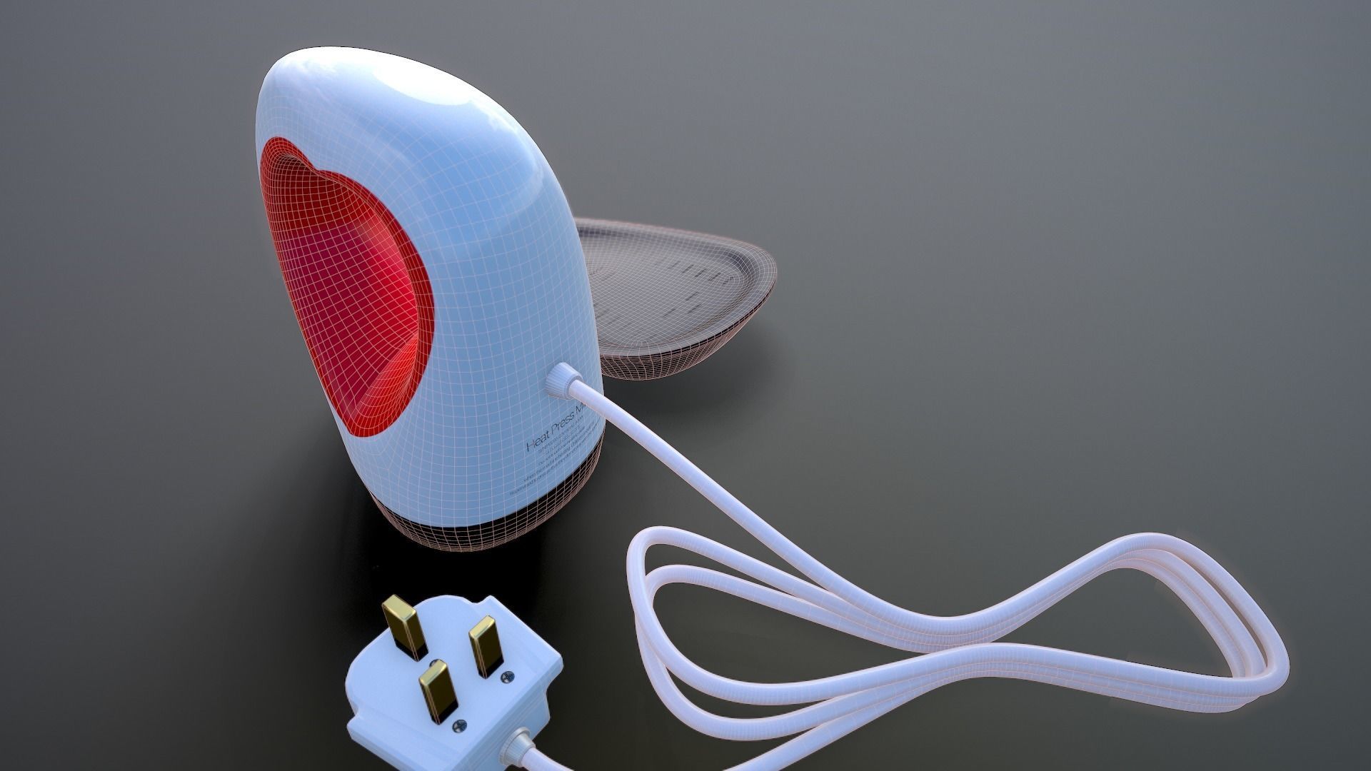 Heat Press Mini Low-poly 3D model_22
