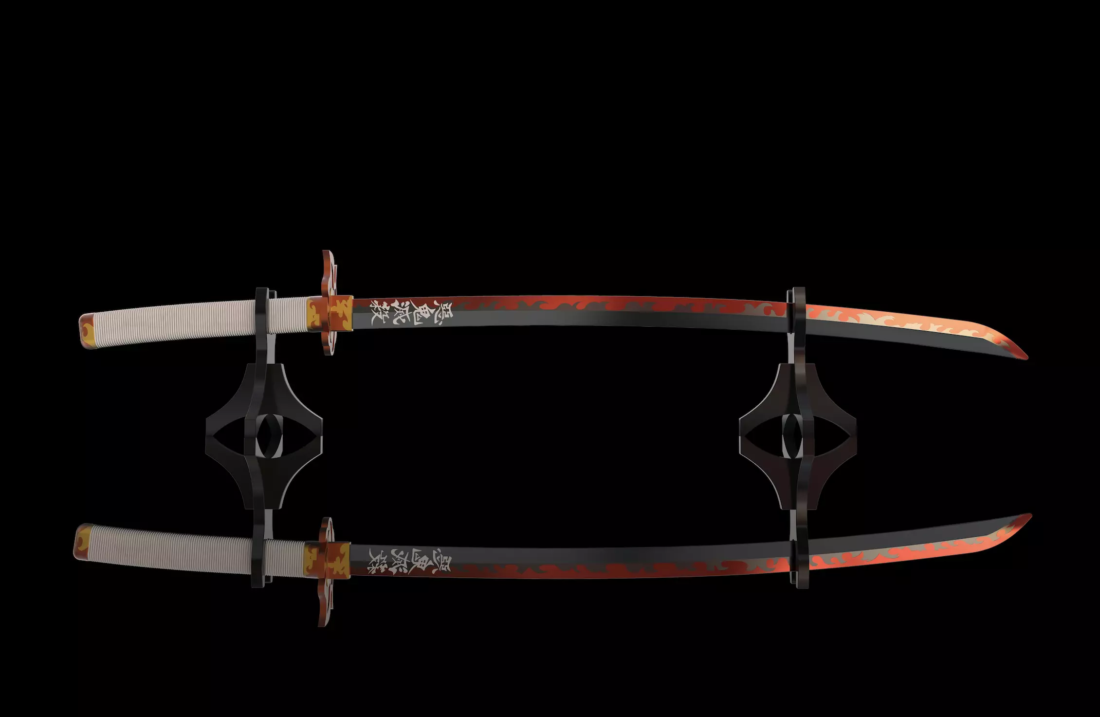 Kyojuro Rengoku Nichirin 3D print model_0