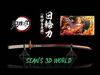 Kyojuro Rengoku Nichirin Free 3D print model_1