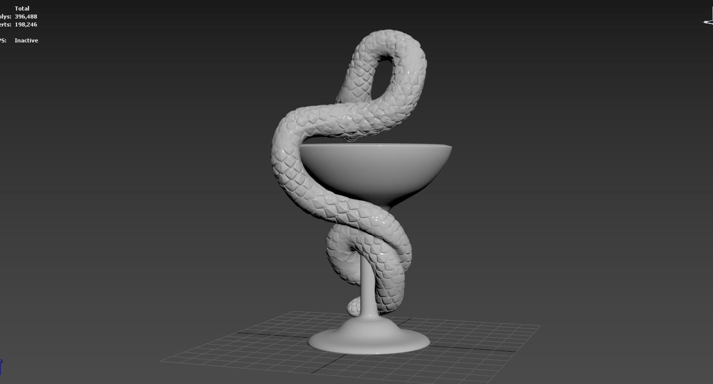 Pharmacy Symbol  3D print model_4