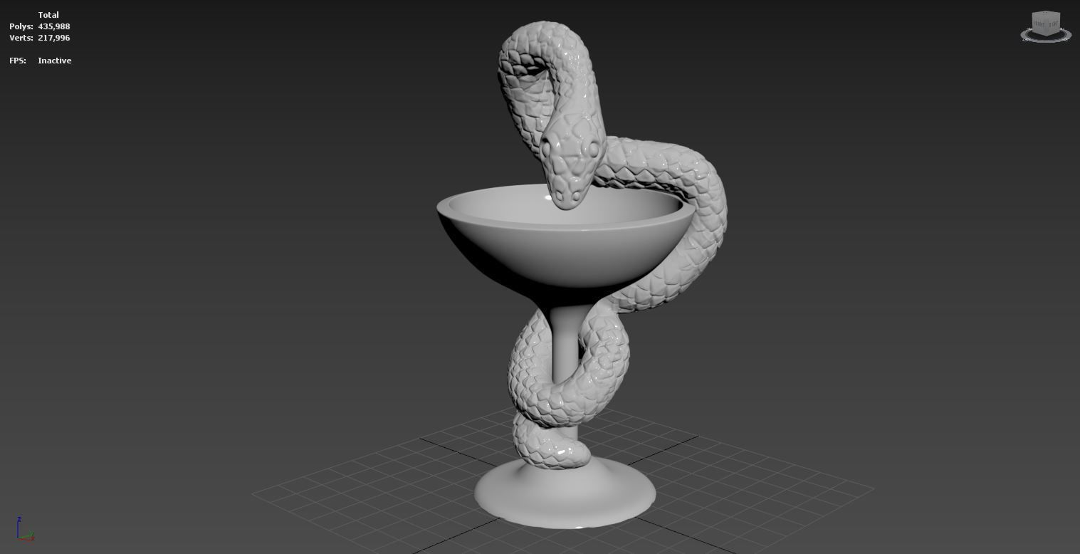 Pharmacy Symbol  3D print model_3