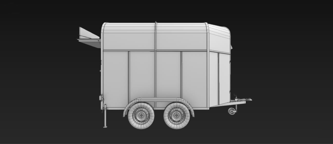 Food Stall 3D model_11