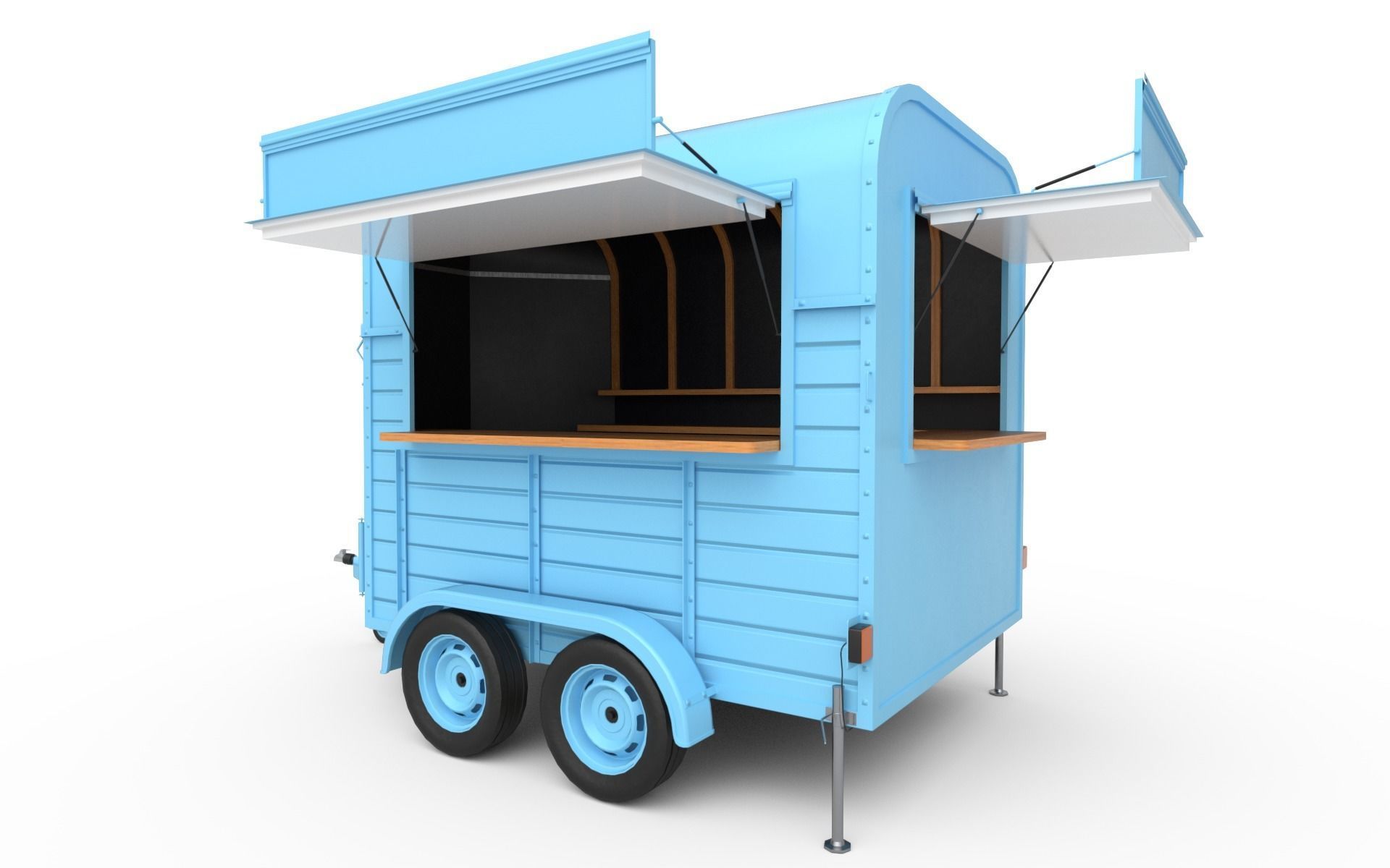 Food Stall 3D model_7