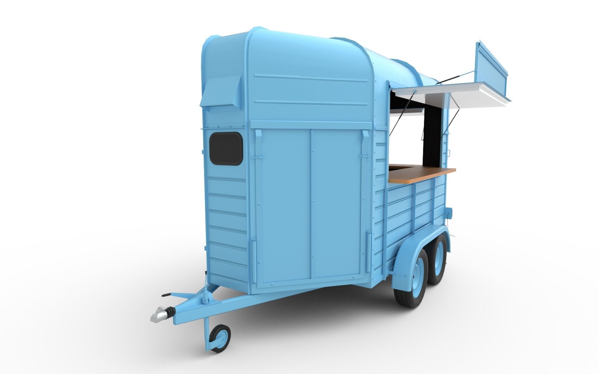 Food Stall 3D model_2
