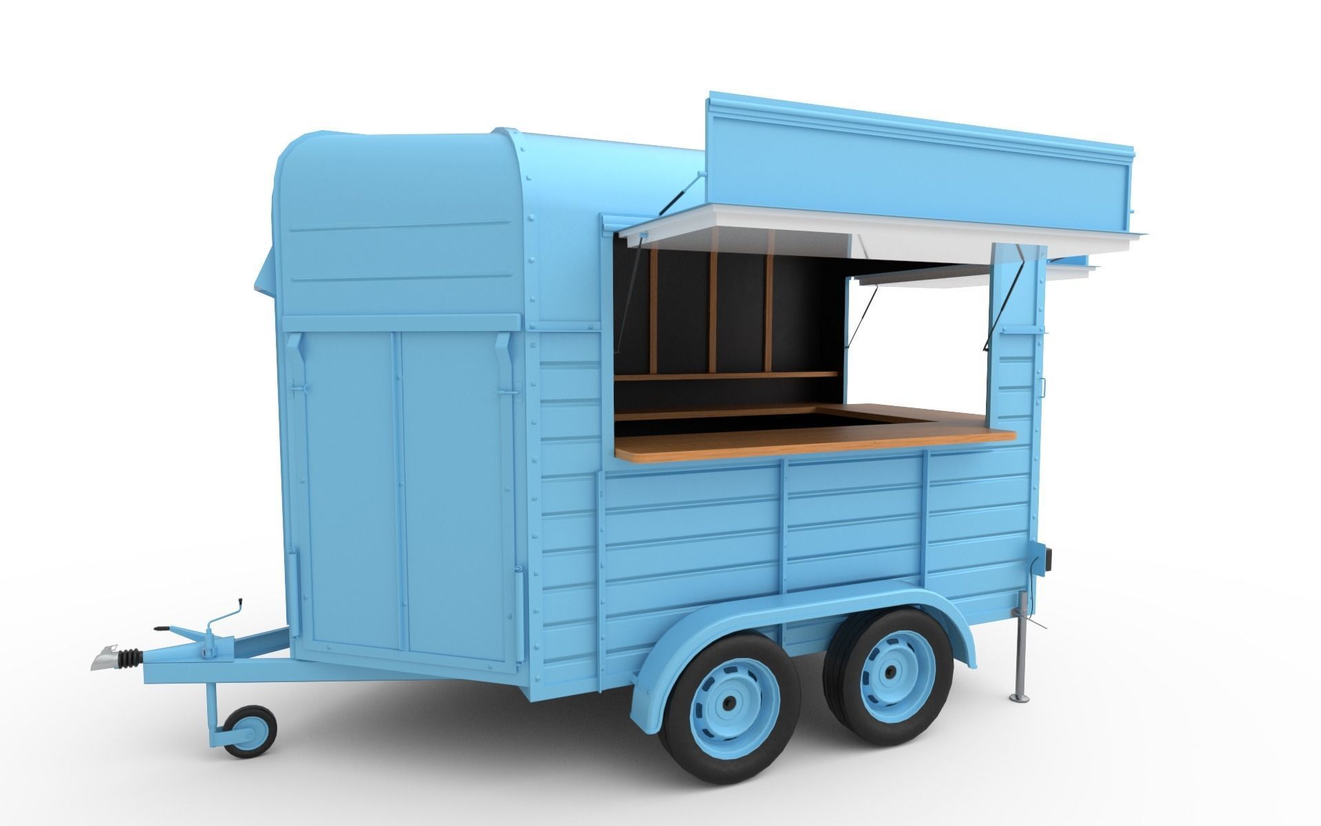 Food Stall 3D model_1
