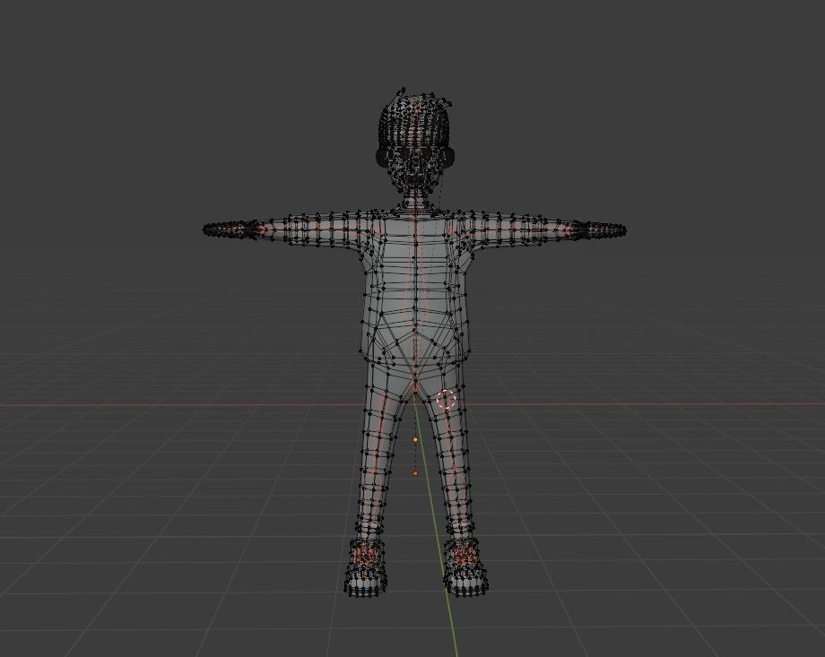 White boy model characters of nationality Free 3D model_4