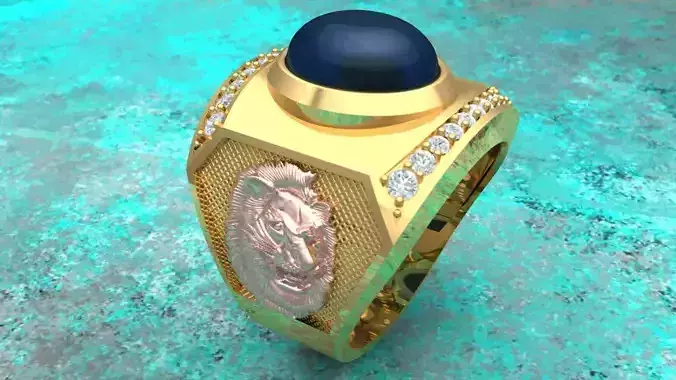 Lion Ring - Mens rings