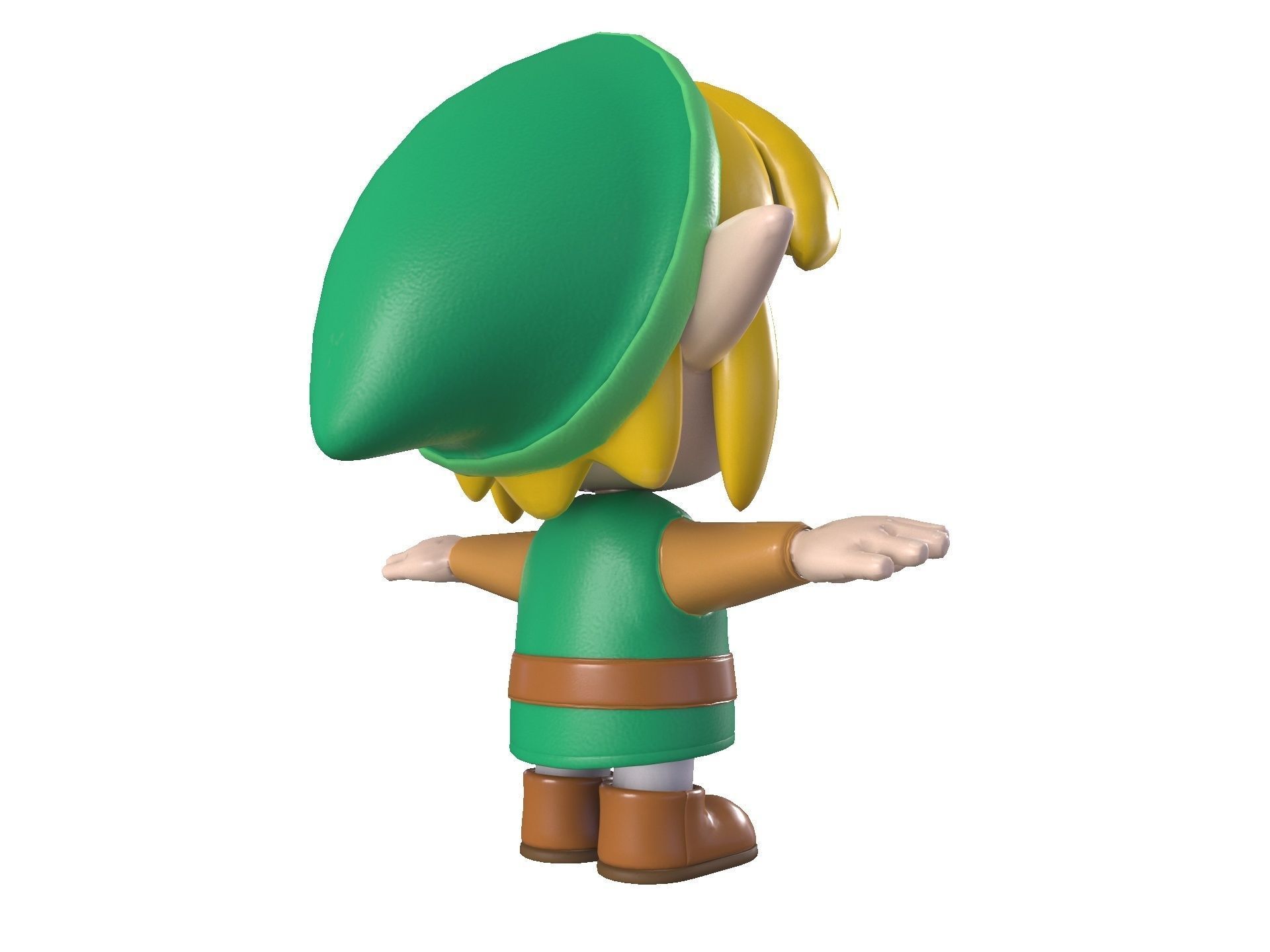 Link  Awakening Low-poly 3D model_4