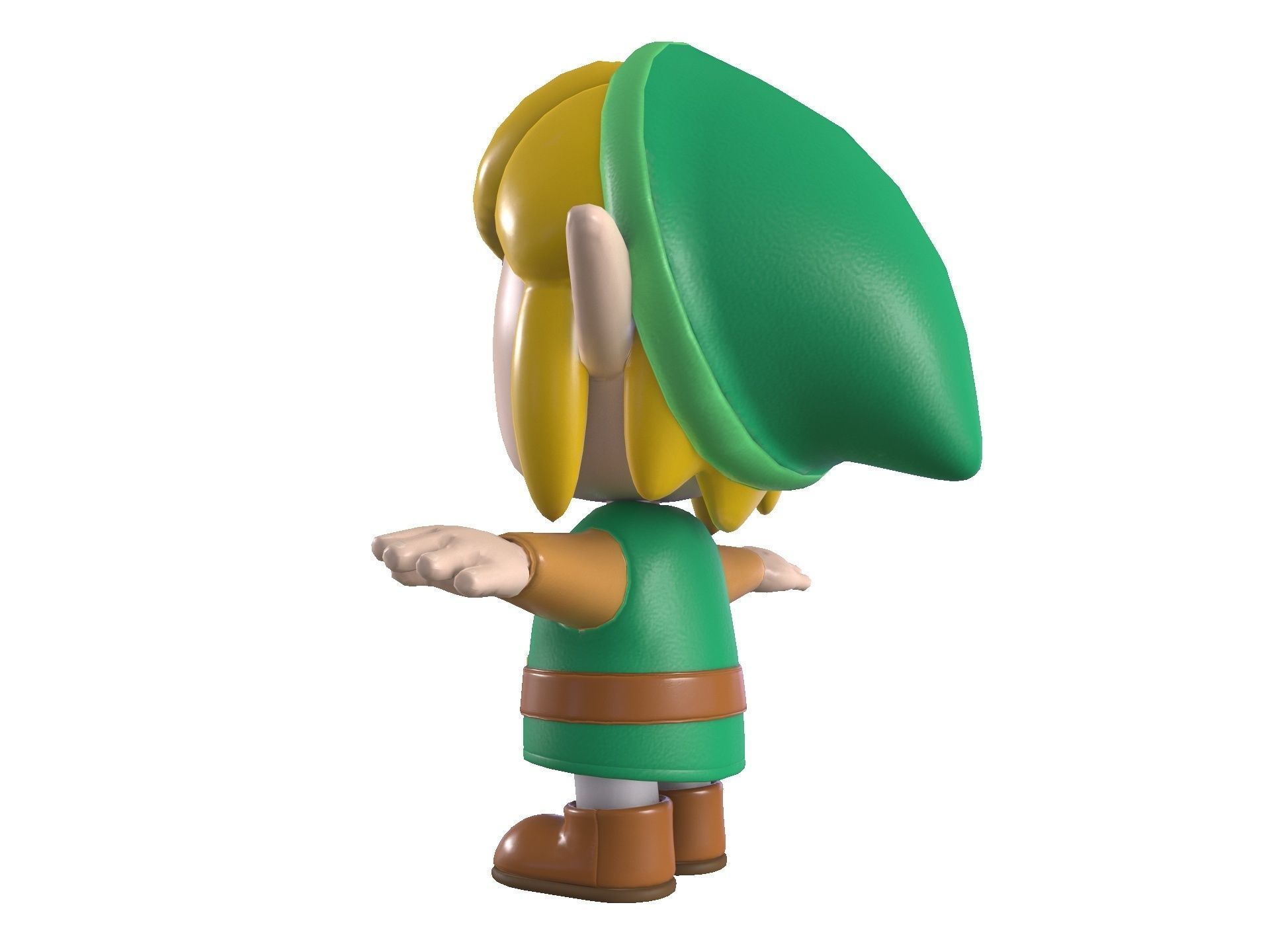 Link  Awakening Low-poly 3D model_6