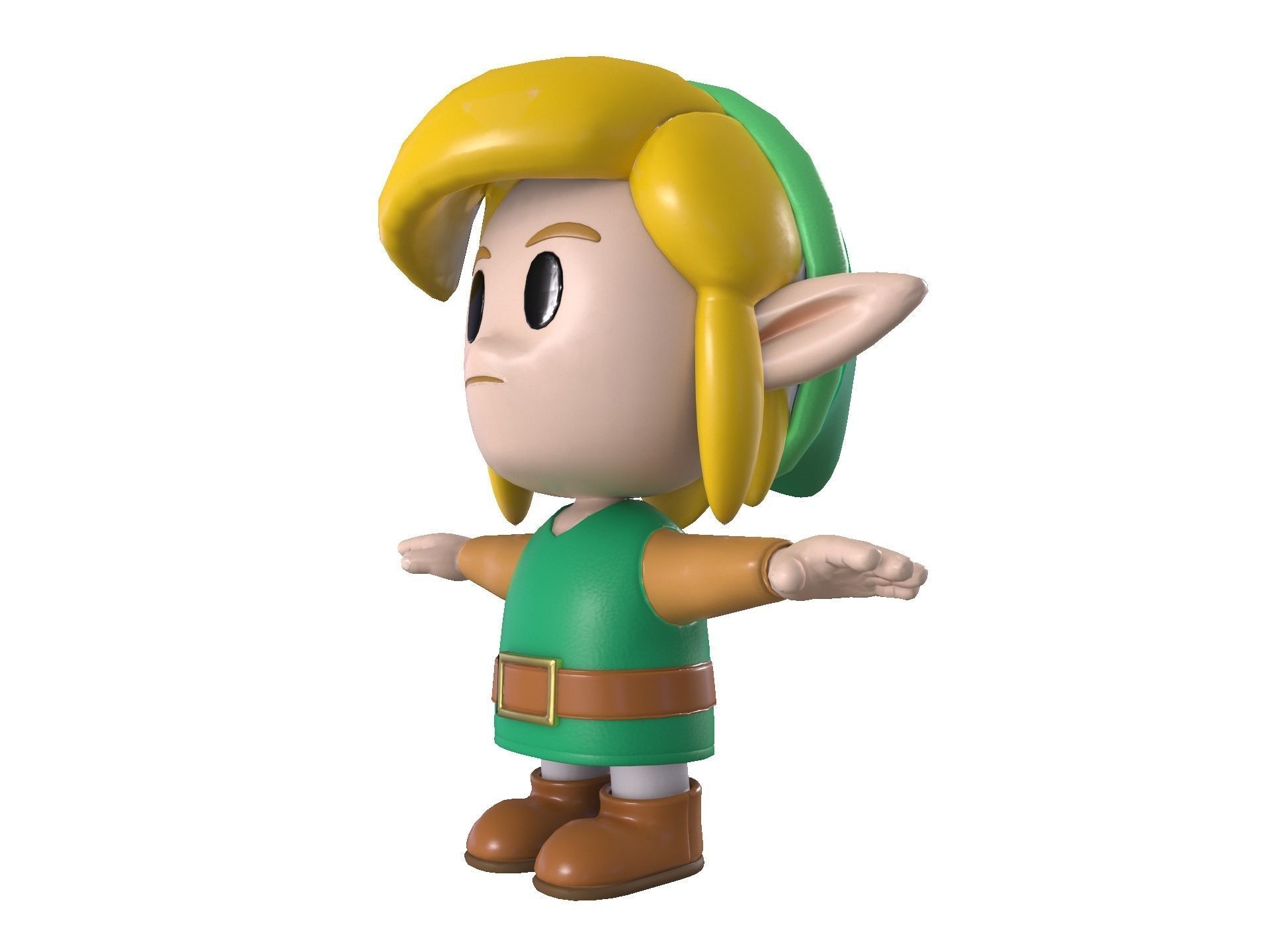 Link  Awakening Low-poly 3D model_7