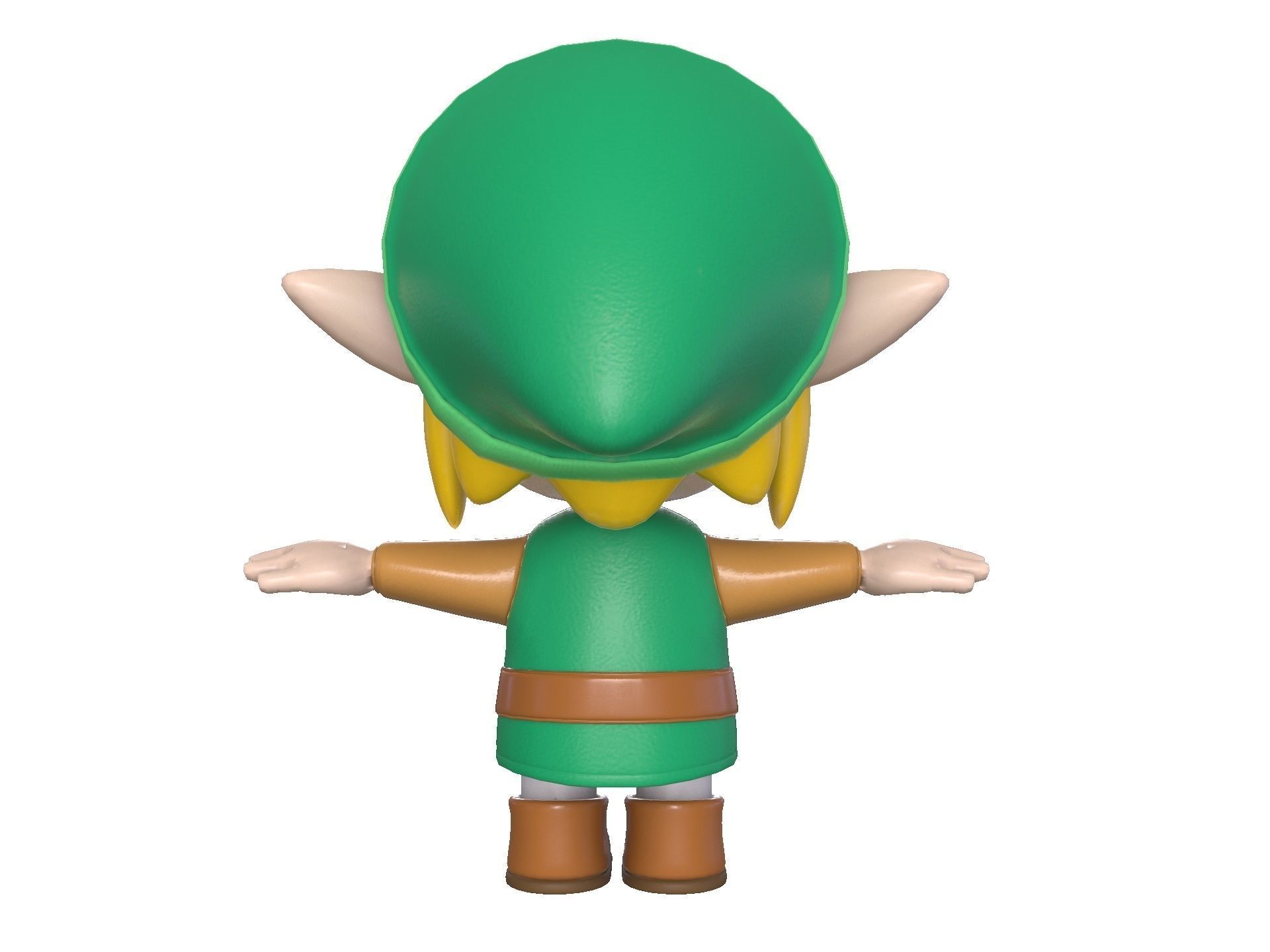 Link  Awakening Low-poly 3D model_5