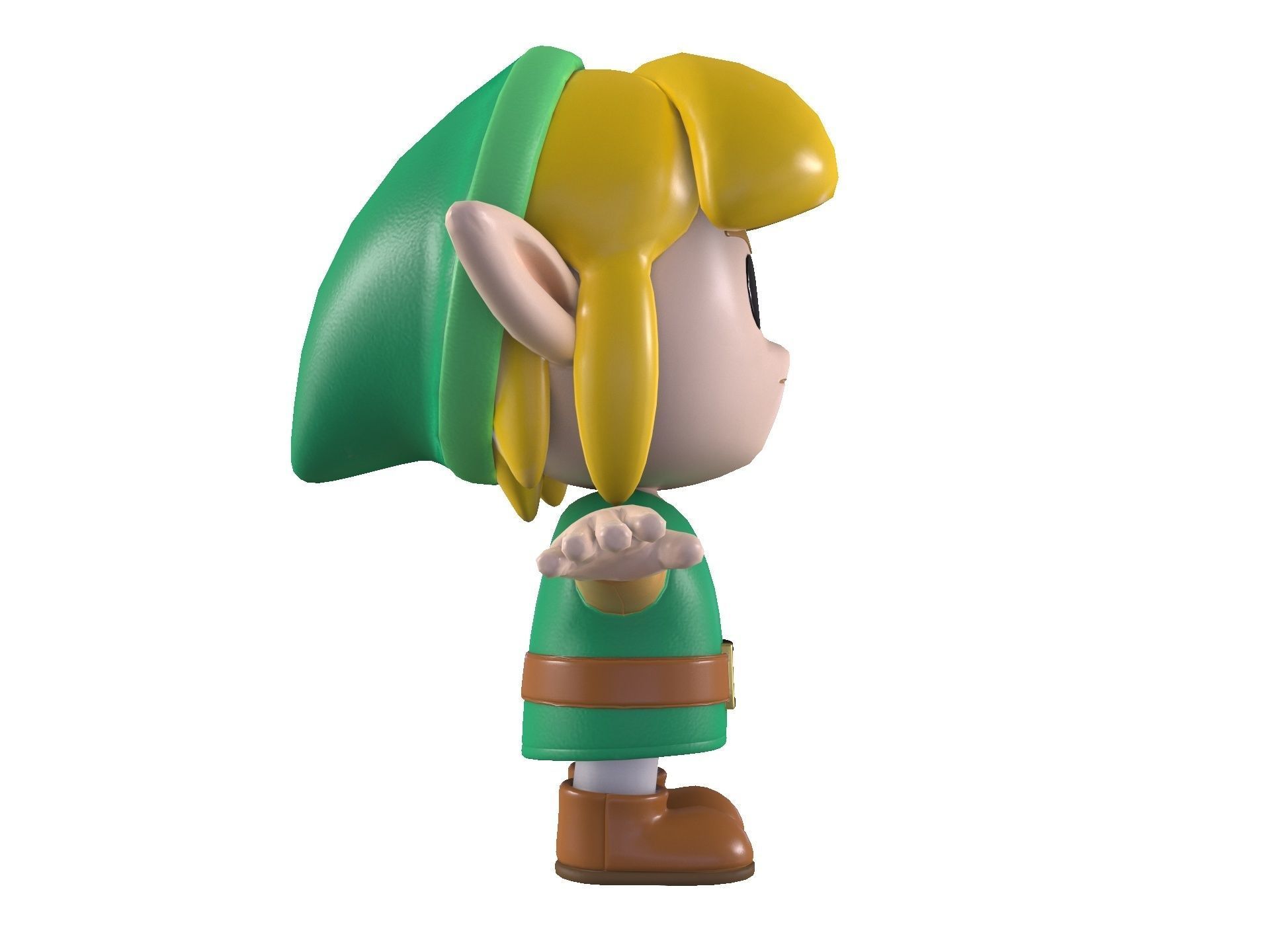 Link  Awakening Low-poly 3D model_3