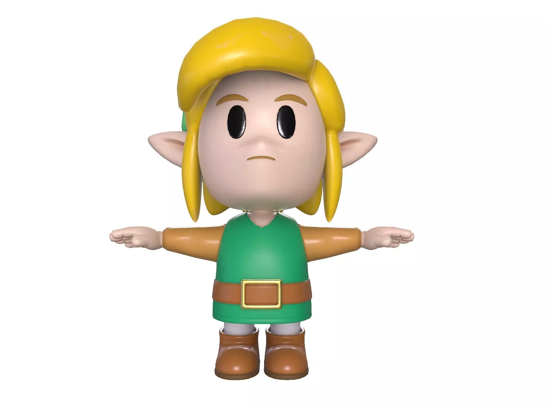 Link  Awakening Low-poly 3D model_0