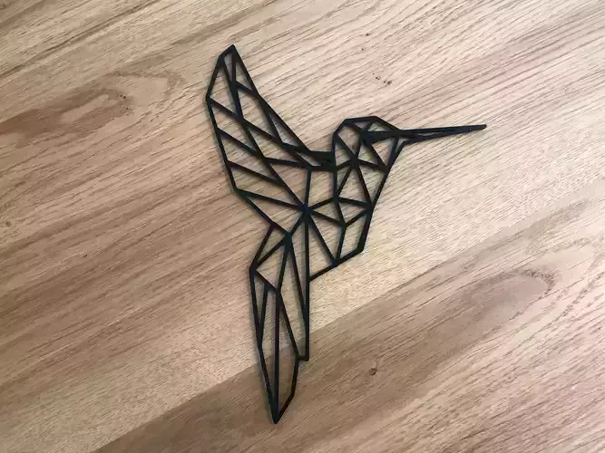Bird - Geometric 3D print model 3D print model