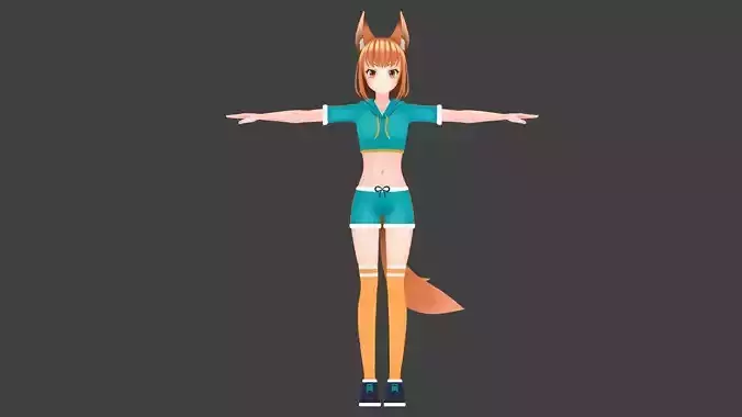 Anime Fox Girl