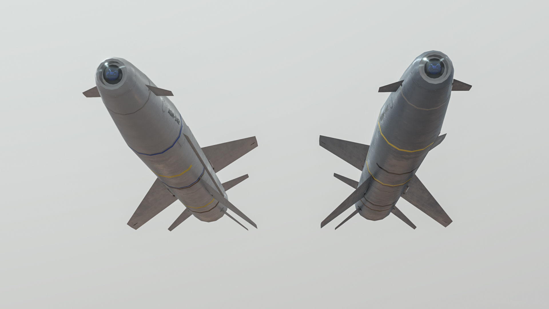AGM-142 Popeye 1 - 2 Low-poly 3D model_8