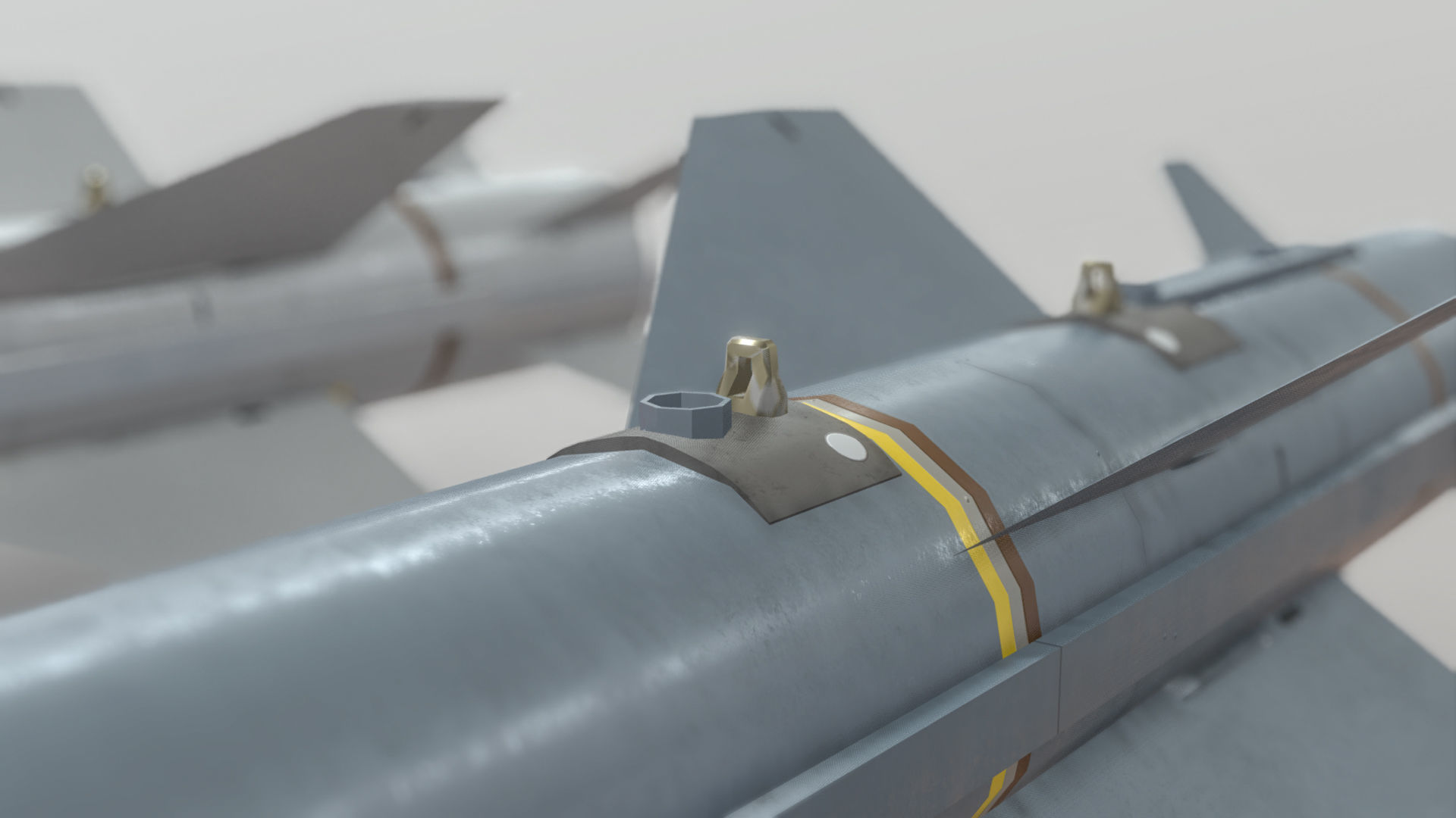 AGM-142 Popeye 1 - 2 Low-poly 3D model_11