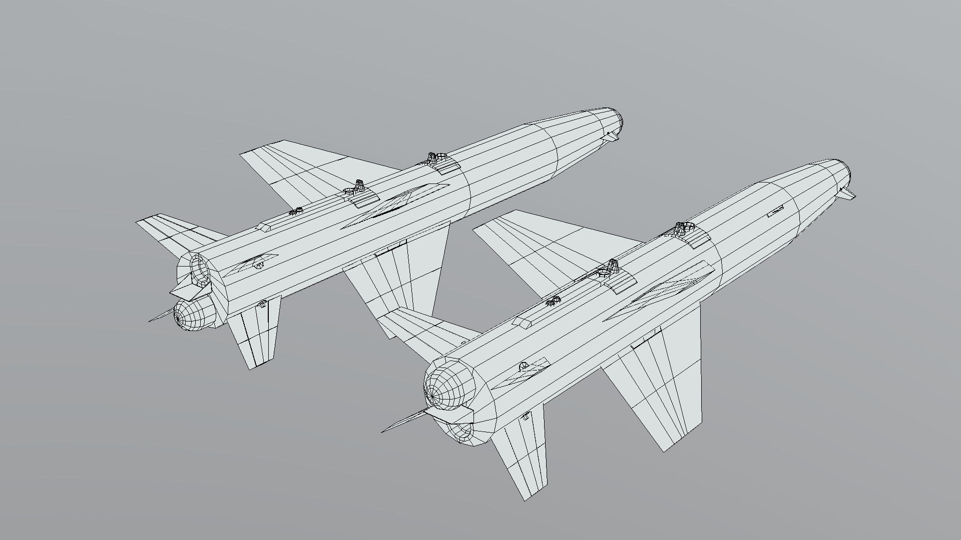 AGM-142 Popeye 1 - 2 Low-poly 3D model_17