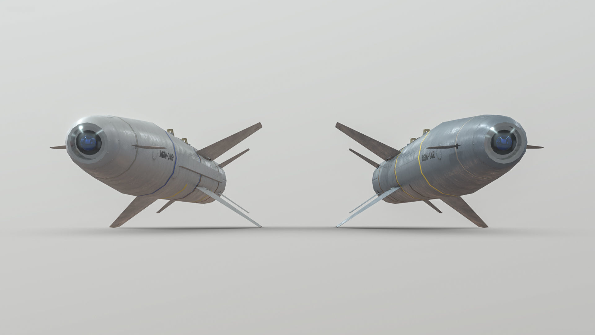 AGM-142 Popeye 1 - 2 Low-poly 3D model_6