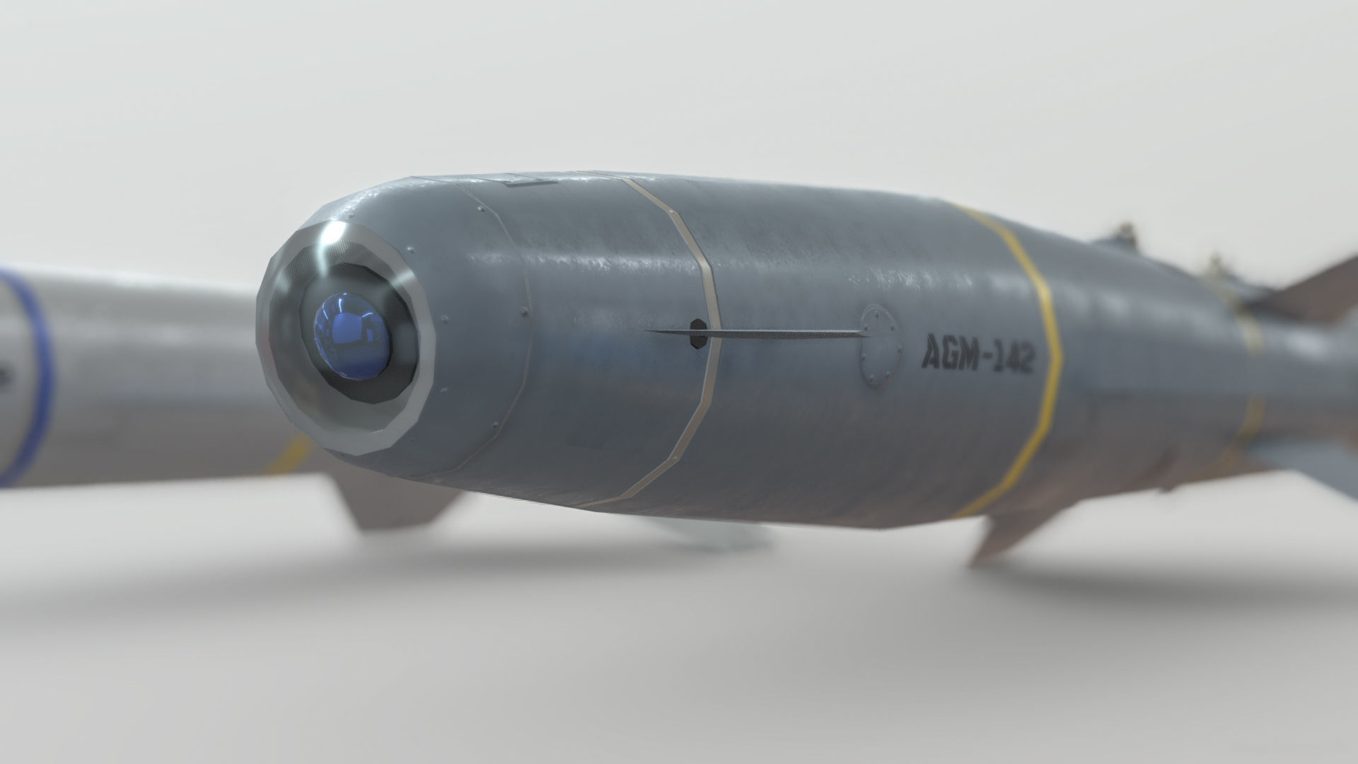 AGM-142 Popeye 1 - 2 Low-poly 3D model_10