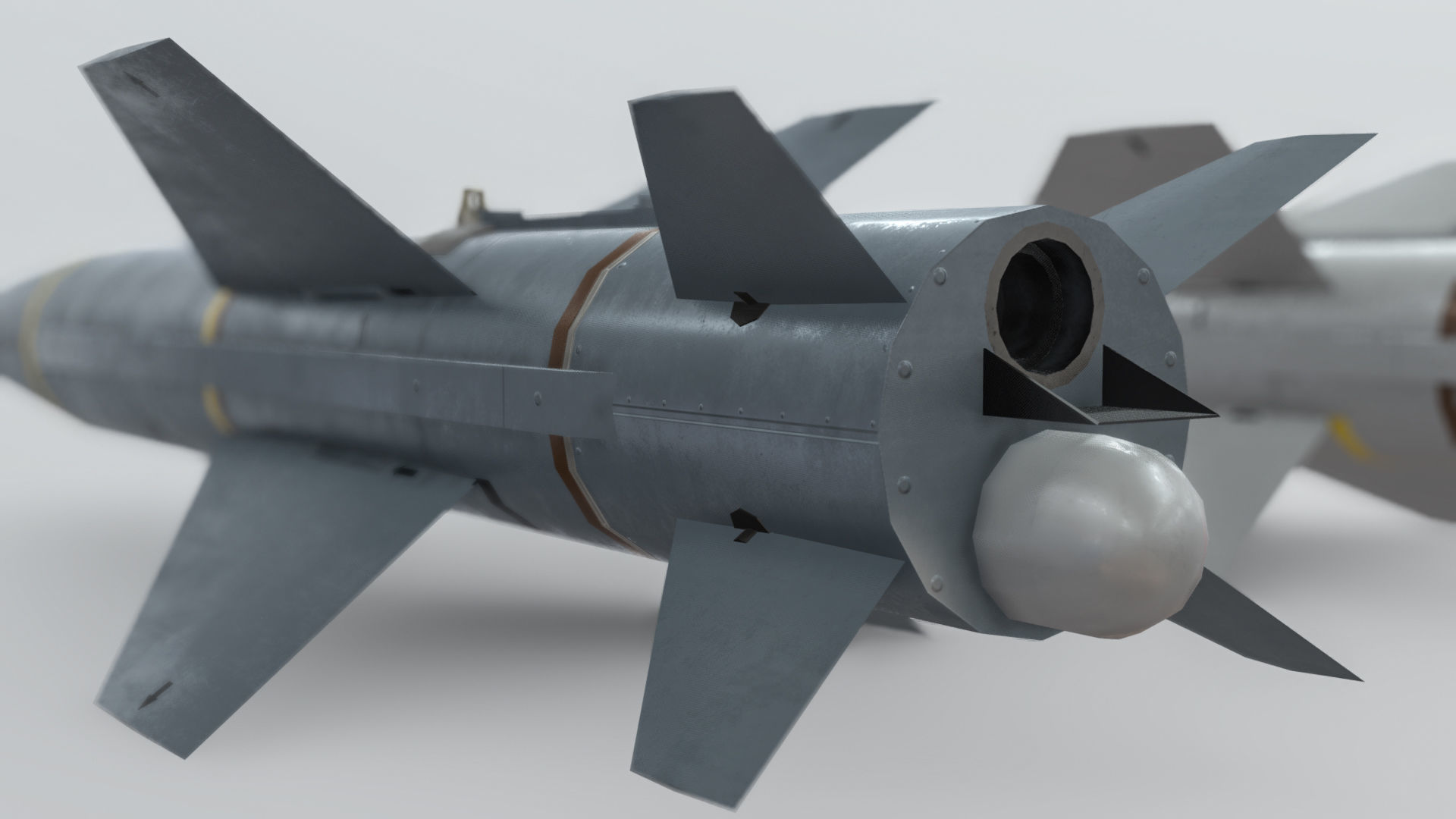 AGM-142 Popeye 1 - 2 Low-poly 3D model_12