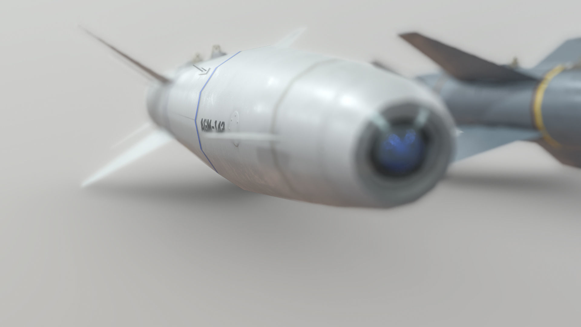 AGM-142 Popeye 1 - 2 Low-poly 3D model_14