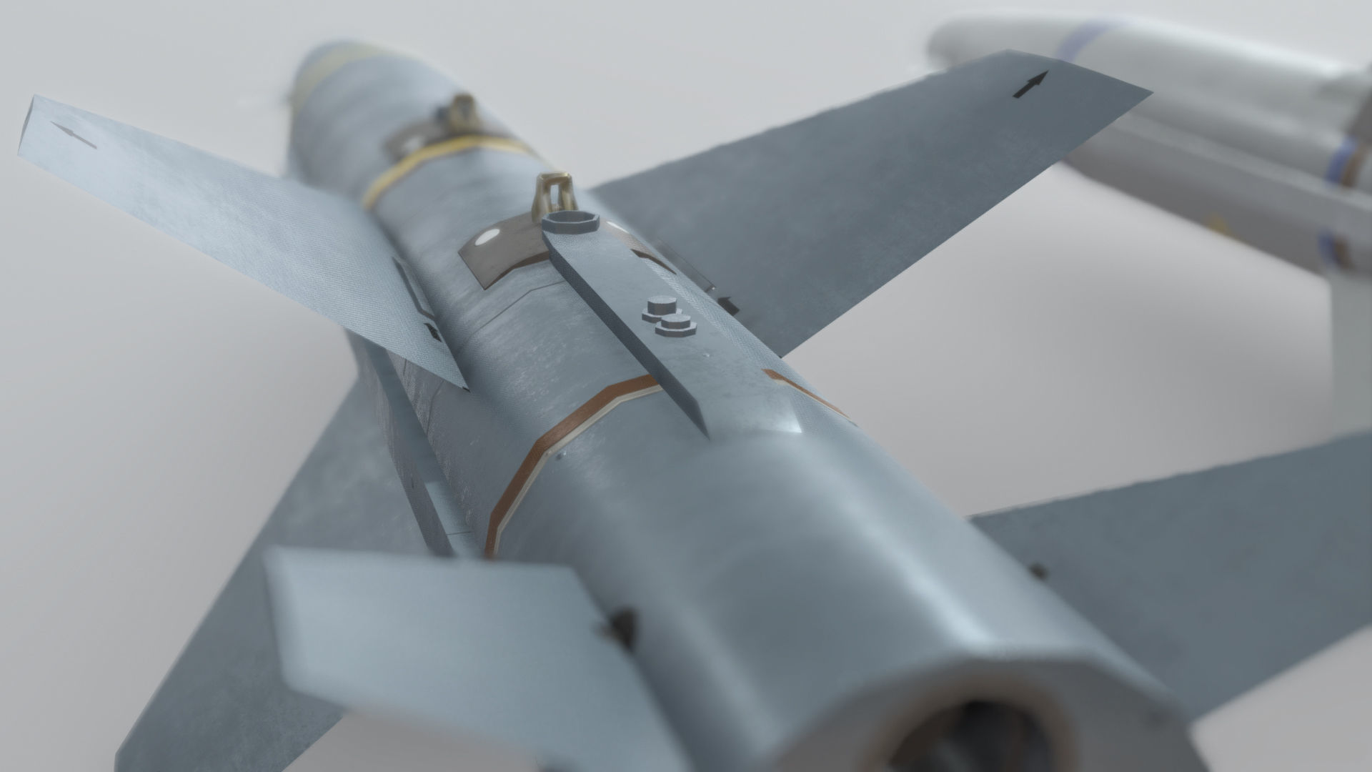 AGM-142 Popeye 1 - 2 Low-poly 3D model_13