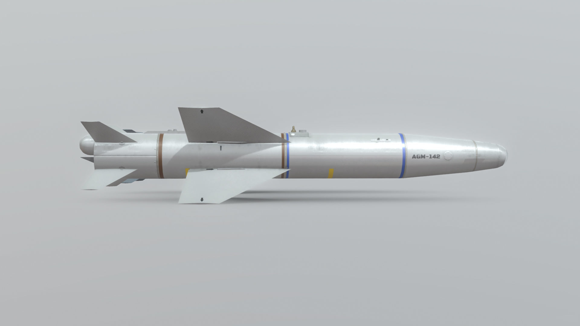 AGM-142 Popeye 1 - 2 Low-poly 3D model_5