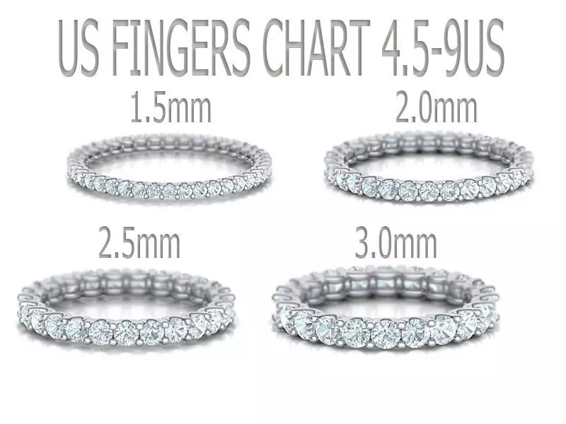 Diamond Eternity Rings Collection with Discount _0