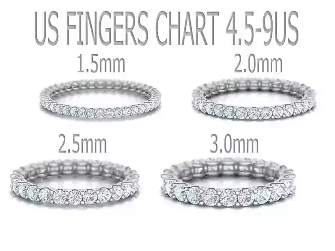 Diamond Eternity Rings Collection with Discount 