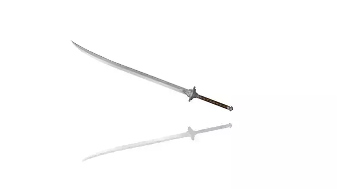 Essential Katana Low-poly 3D model