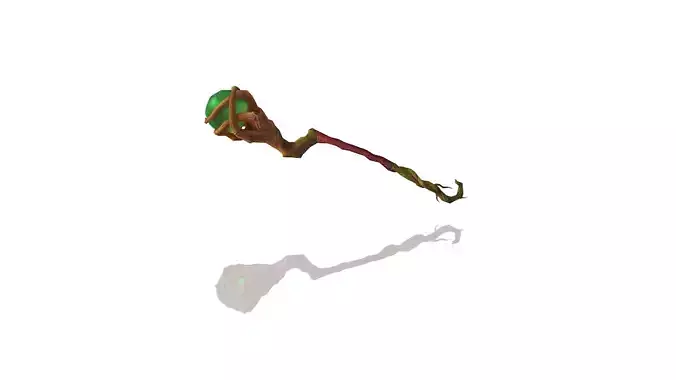 Essential Scepter Low-poly 3D model