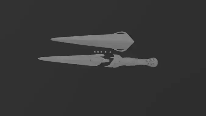 Galadriel Dagger from Lord of the Rings Rings of power 3D print model