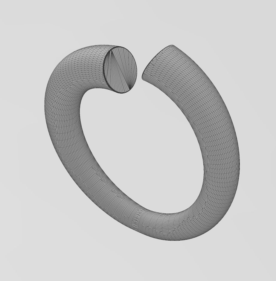 Solid twisted conical wire fashion band US size 5to10 3D print model_13