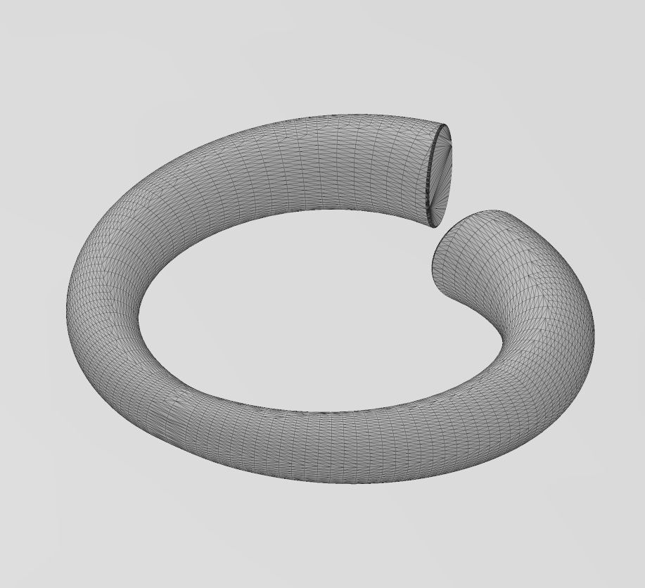 Solid twisted conical wire fashion band US size 5to10 3D print model_14