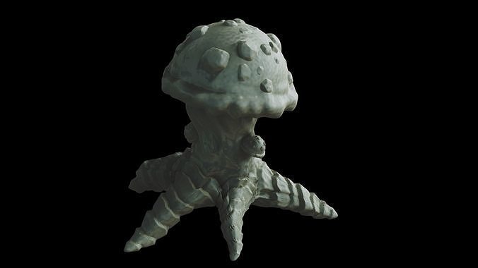 Mushroom tree 3D model